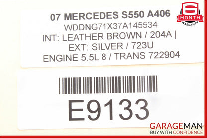 07-13 Mercedes W221 S550 CL63 AMG Head Light Headlight Control Switch Module OEM