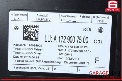 10-18 Mercedes X204 GLK250 Front Left Side Seat Control Module 1729007500 OEM