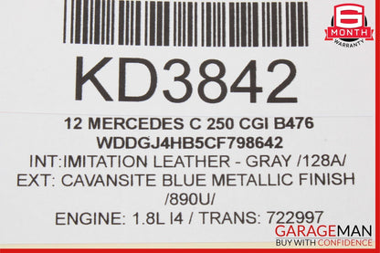12-15 Mercedes W204 C250 C350 Front Right Side Door Lock Latch Actuator OEM