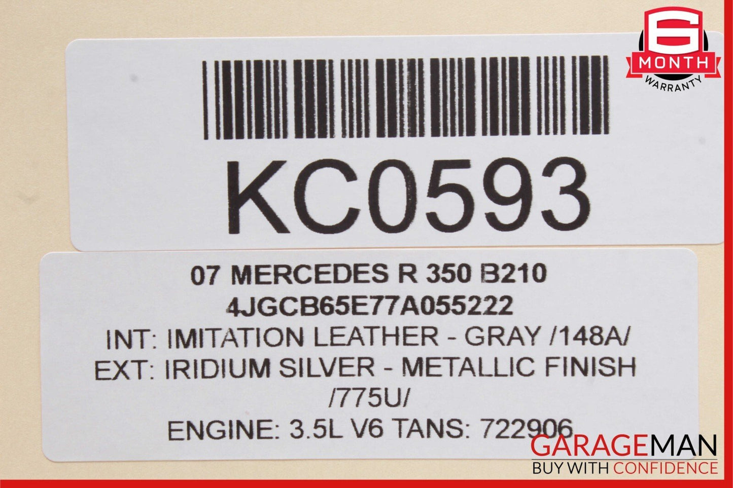 06-13 Mercedes W251 R350 GL450 Front Right Side Door Control Module OEM