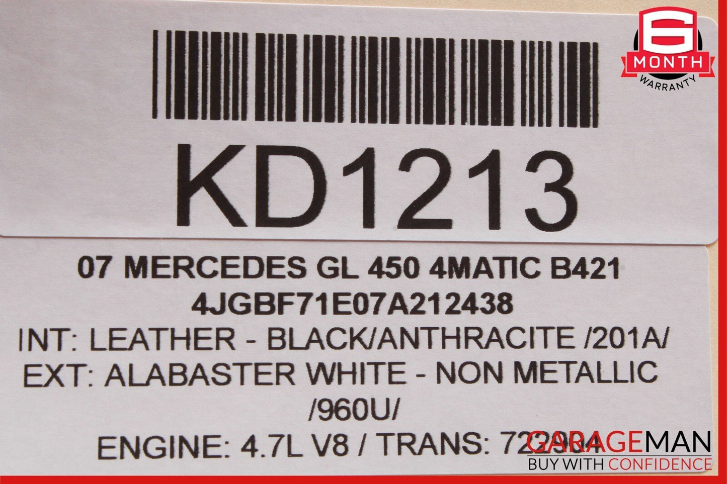 03-12 Mercedes X164 GL450 SLK280 E320 Left Driver Side Seat Control Module OEM
