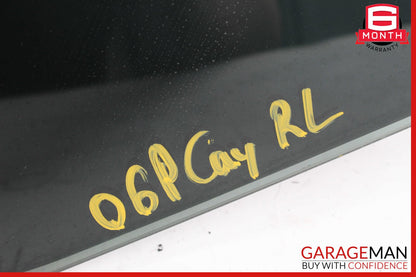 03-10 Porsche Cayenne 955 957 Rear Left Driver Side Door Window Auto Glass OEM
