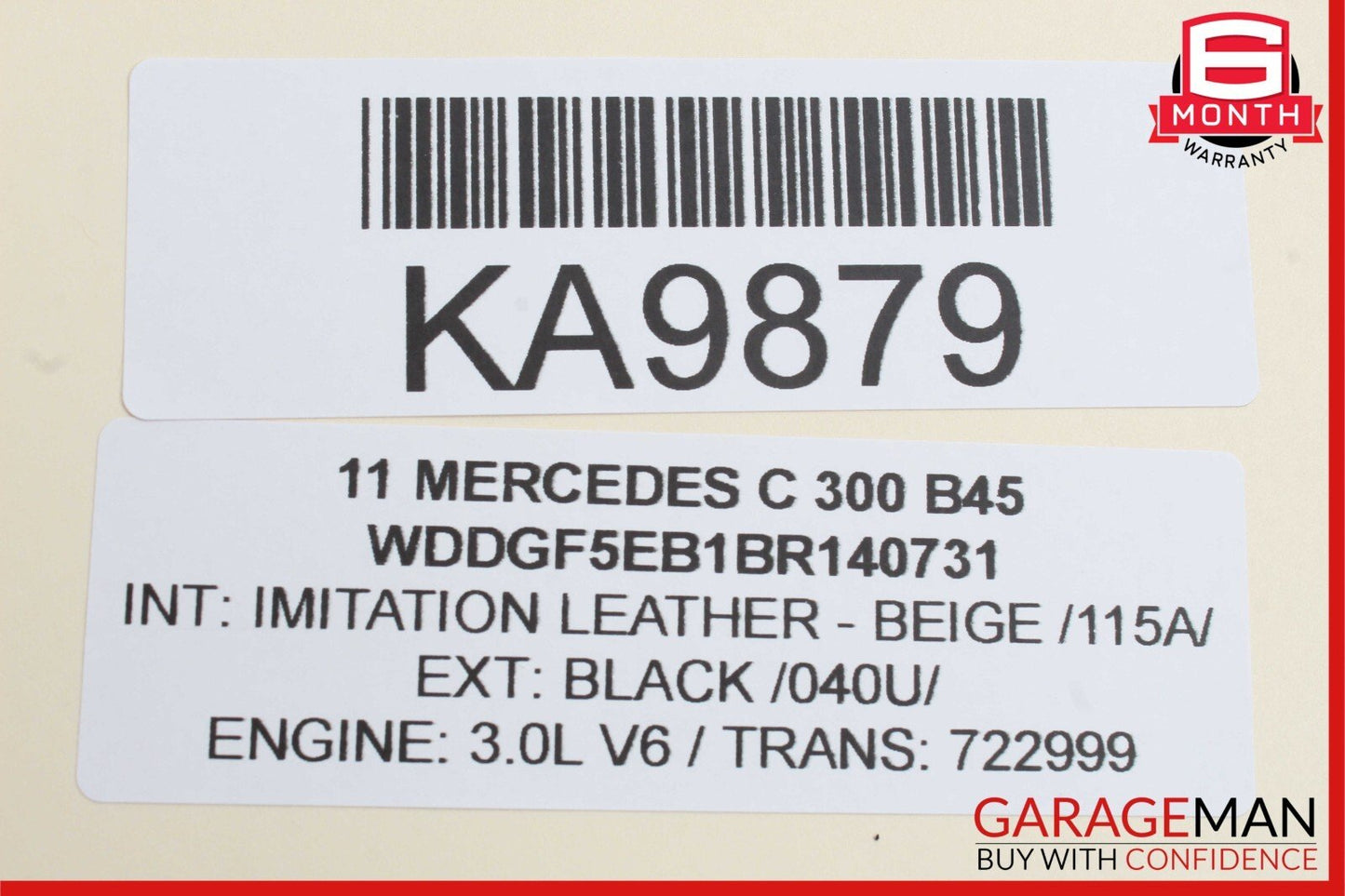08-11 Mercedes W204 C250 C300 Front Left Driver Side Exterior Door Handle OEM