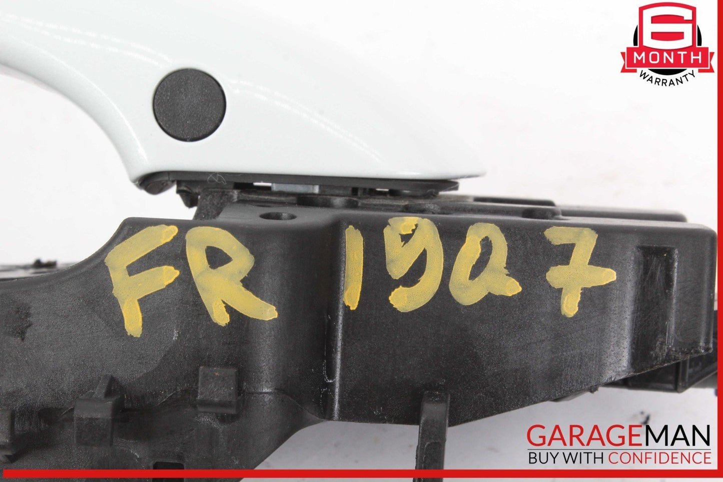 17-24 Audi Q7 Right Passenger Side Exterior Door Handle White 4M0837886A OEM