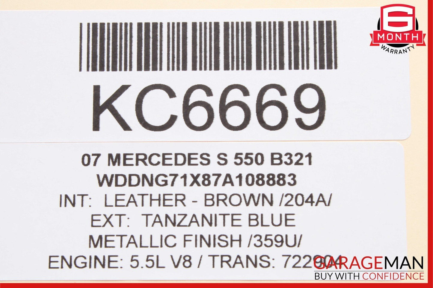 07-13 Mercedes W221 S550 S400 Rear Right / Left Side Door Controller Module Unit