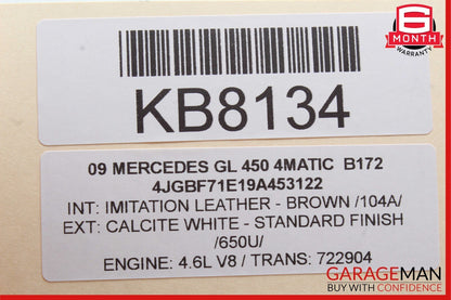 06-13 Mercedes X164 GL450 ML350 R350 Front Right Side Door Control Module Unit