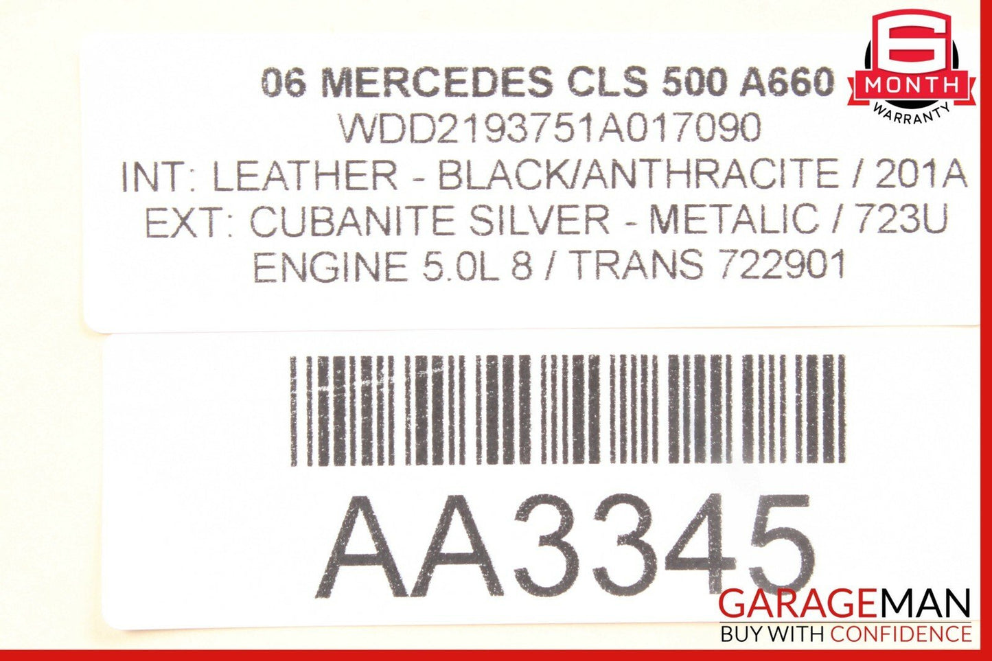 06-10 Mercedes W219 CLS500 Rear Left Door Computer Controller Module Unit