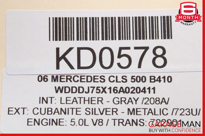 06-11 Mercedes W219 CLS500 Front Right Side Door Tweeter Speaker Cover Trim OEM