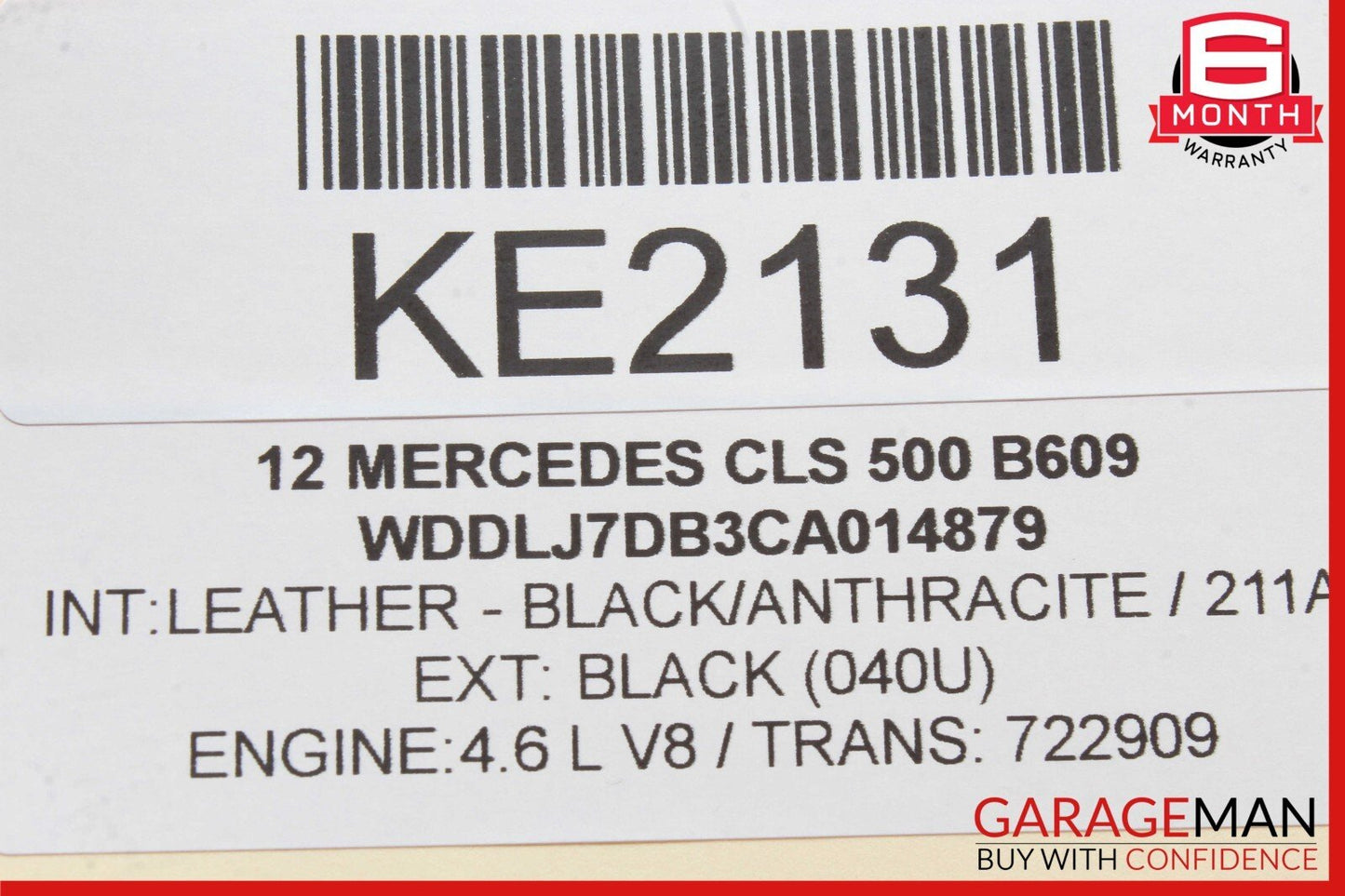 08-18 Mercedes W218 CLS63 AMG C250 E400 Front Right Side Door Control Module OEM