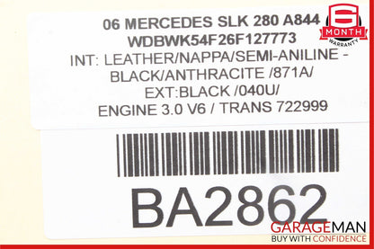 05-11 Mercedes R171 SLK350 SLK280 Front Left / Right Side Air AC Vent Dash Grill