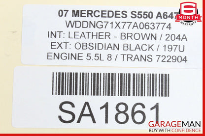 07-13 Mercedes W221 S550 CL550 Rear Left Thrust Arm Lower Control Arm OEM