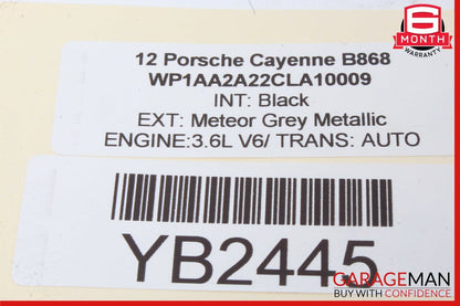 11-18 Porsche Cayenne 958 Front Right Passenger Door Lock Latch Actuator OEM