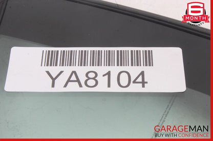 17-23 Alfa Romeo Giulia Rear Right Passenger Door Quarter Glass Window OEM