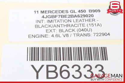 10-12 Mercedes X164 GL450 GL550 Rear Left Side Bumper Reflector OEM
