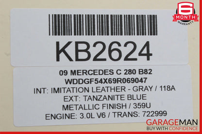 08-14 Mercedes W204 C300 C350 Front Left Side Door Lock Latch Actuator OEM
