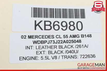00-06 Mercedes W215 CL55 AMG Hydraulic Suspension ABC Oil Cooler Radiator OEM