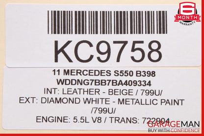07-13 Mercedes W221 S550 S400 Rear Right or Left Side Door Control Module OEM