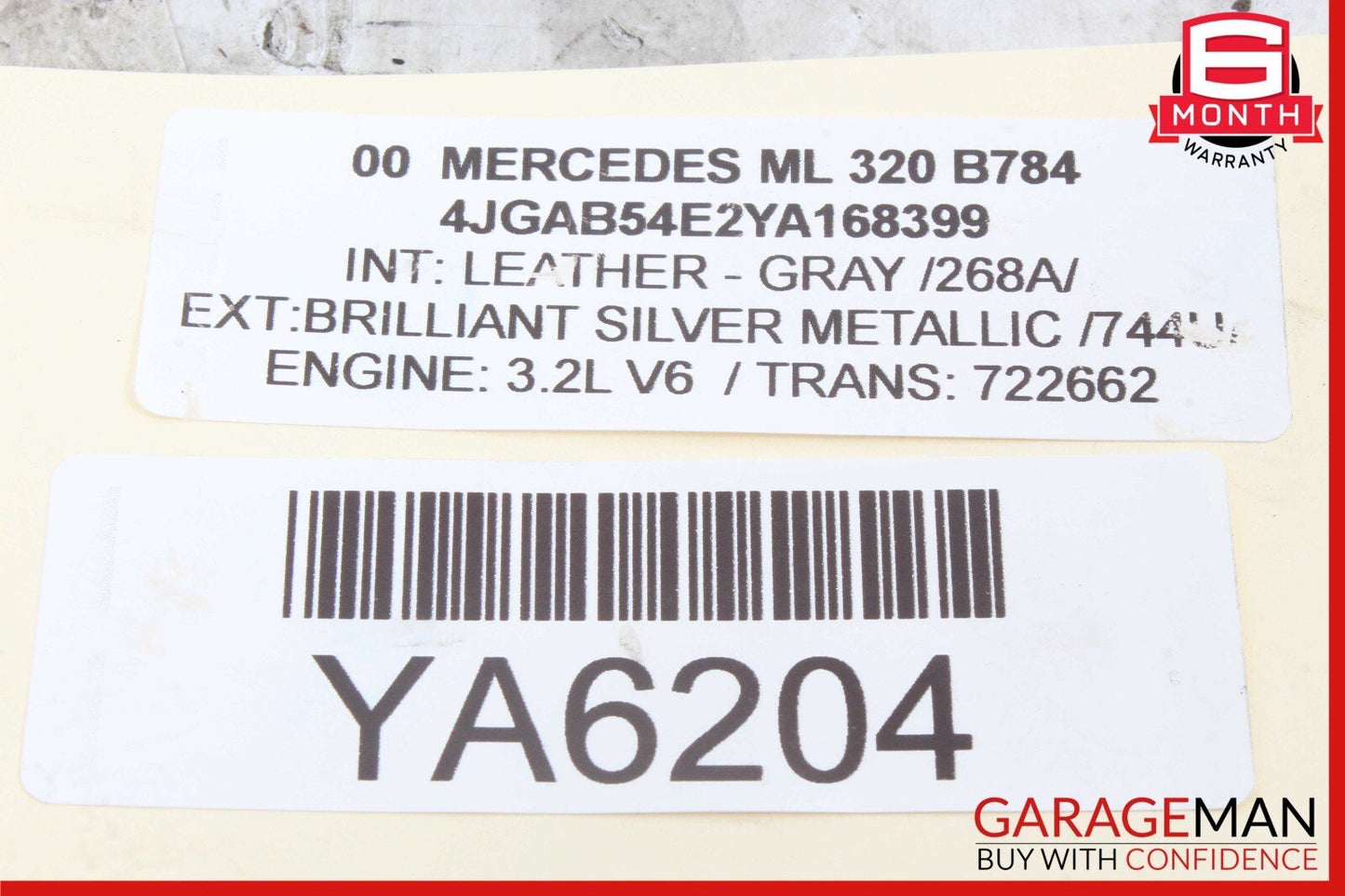 98-05 Mercedes W163 ML320 ML500 Rear Left Driver Side Lower Control Arm OEM