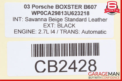 97-04 Porsche Boxster 986 Rear Suspension Wishbone Trailing Control Arm