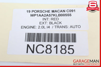 15-24 Porsche Macan 95B Front Right Passenger Side Wing Fender Panel Black OEM
