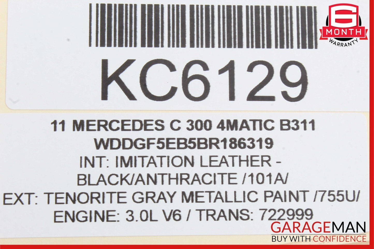 08-14 Mercedes W204 C300 4MATIC Center Console Armrest Cup Holder Tray OEM