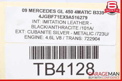 07-12 Mercedes X164 GL450 GL320 GL350 GL550 Front Lower Radiator Support OEM