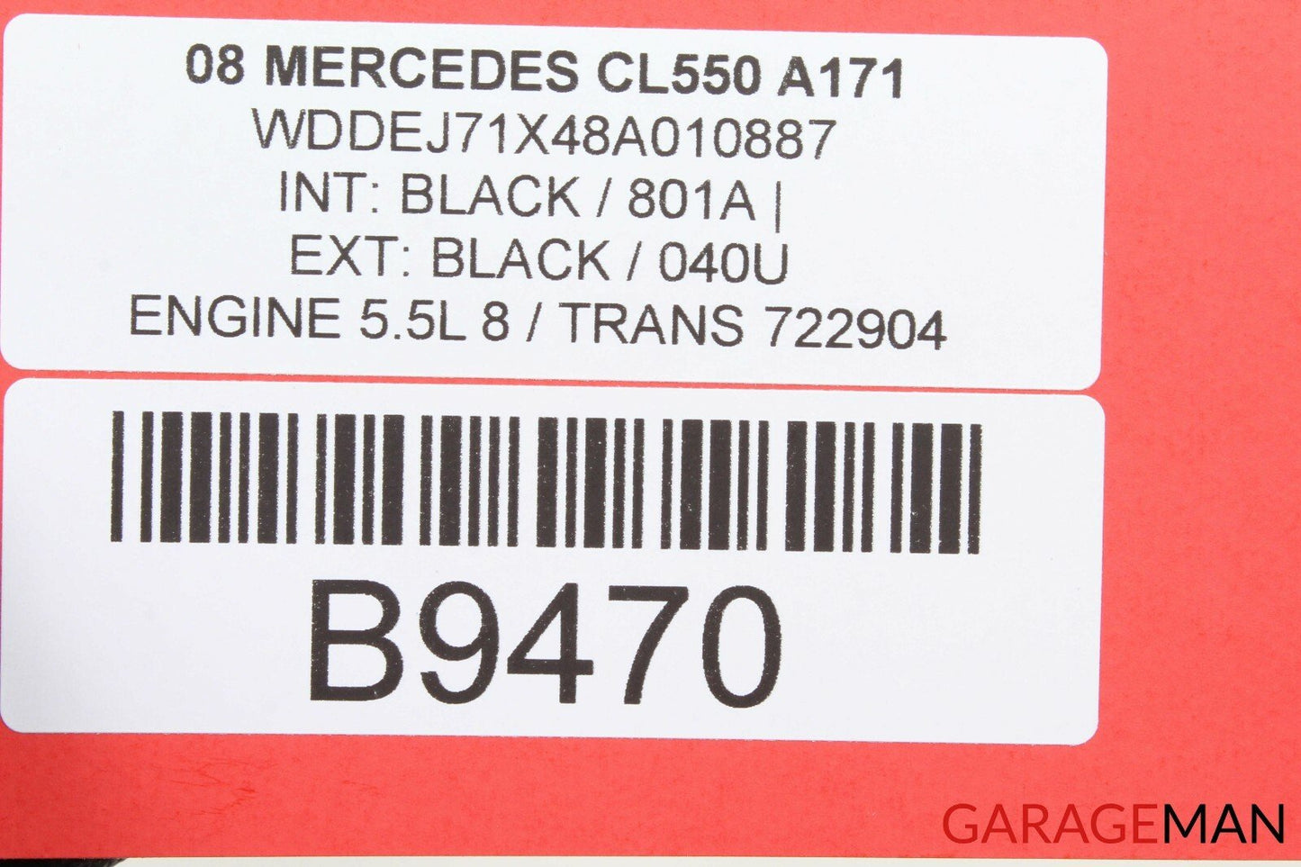 07-09 Mercedes W216 CL550 S550 Instrument Cluster Speedometer 2215401848 119k