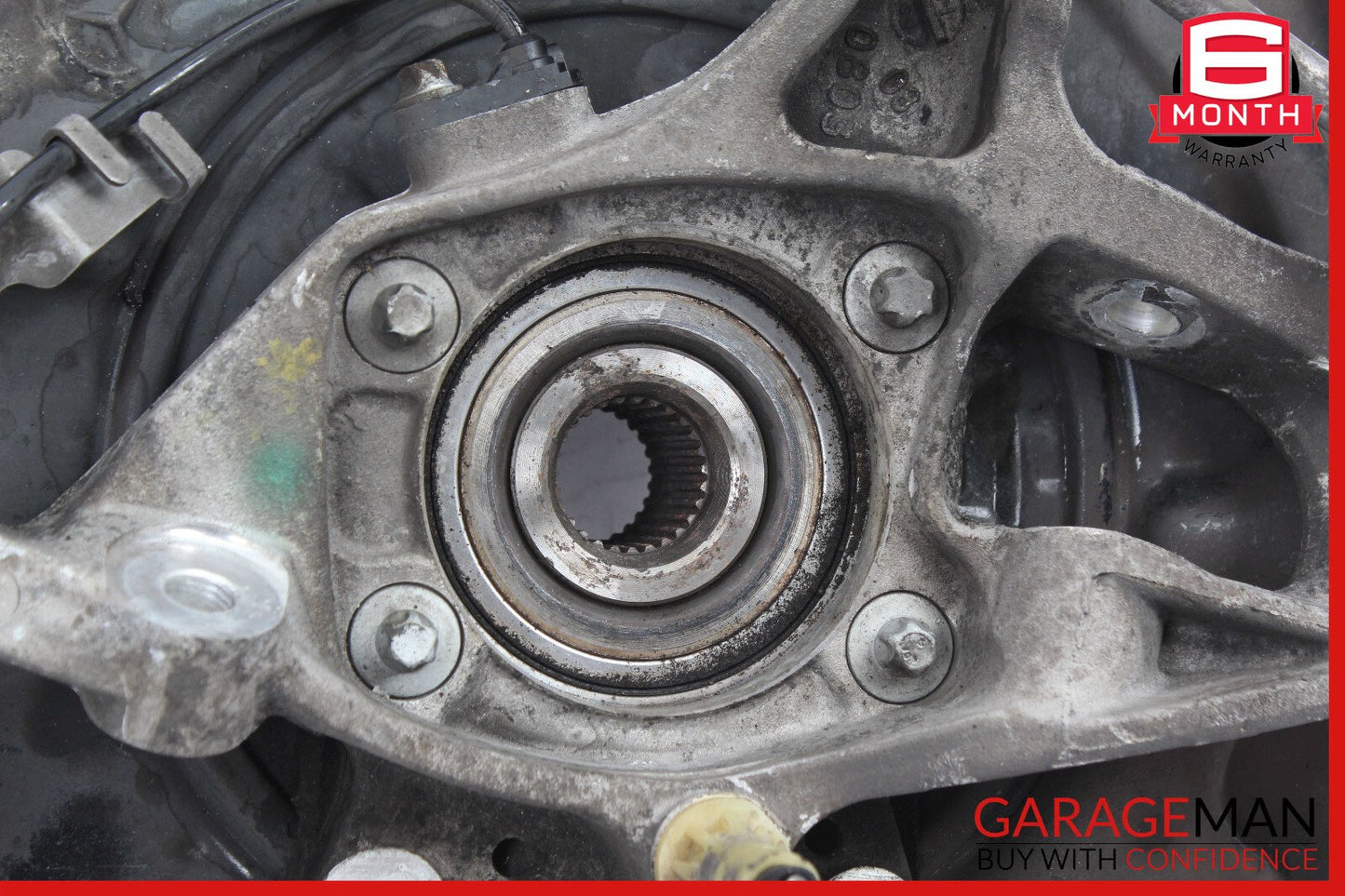 07-09 Mercedes W211 E350 Rear Right Spindle Knuckle Hub Bearing Brake Rotor