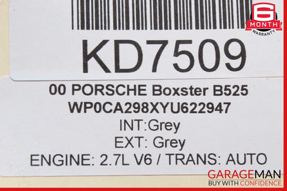 97-04 Porsche Boxster 986 Front Right Side Exterior Door Handle Assy Black OEM