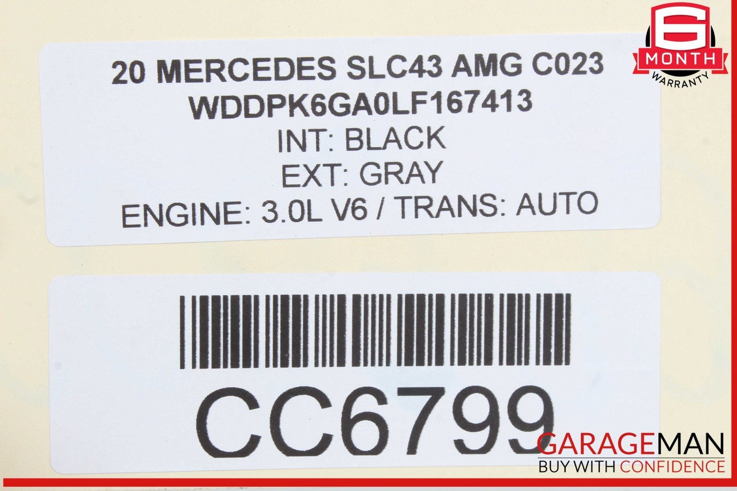 12-20 Mercedes R172 SLC43 AMG SLK350 Rear Axle Differential Diff Carrier OEM
