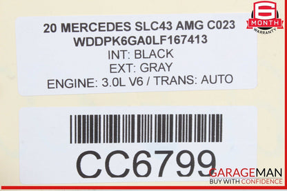 12-20 Mercedes R172 SLC43 AMG SLK350 Rear Axle Differential Diff Carrier OEM