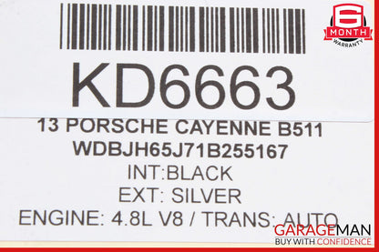 11-17 Porsche Cayenne 958 Left Engine Coil Cover Trim Panel 7PP103907 OEM