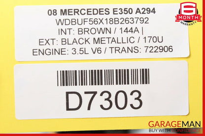 03-09 Mercedes W211 E350 E63 AMG Front Right Side Exterior Door Handle Black OEM
