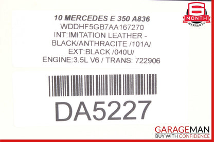 10-13 Mercedes W212 E350 Front or Rear Right Side Exterior Door Handle Black OEM