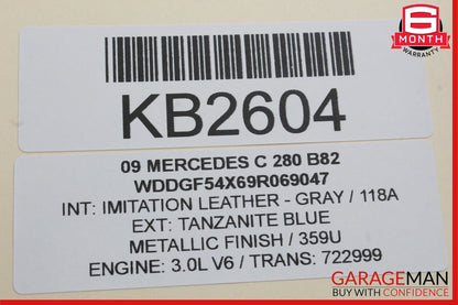 07-14 Mercedes W204 C300 GLK350 Sirius Satellite Radio Receiver Module Unit OEM