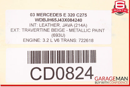 96-02 Mercedes W210 E320 E430 RWD Power Steering Gear Rack & Pinion Assy OEM