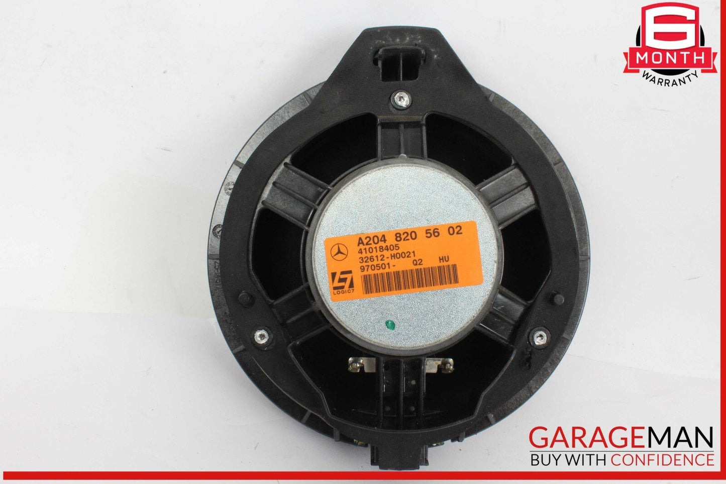 08-18 Mercedes W204 C250 C300 Rear Door Audio Speaker Logic 7 Set of 2 OEM