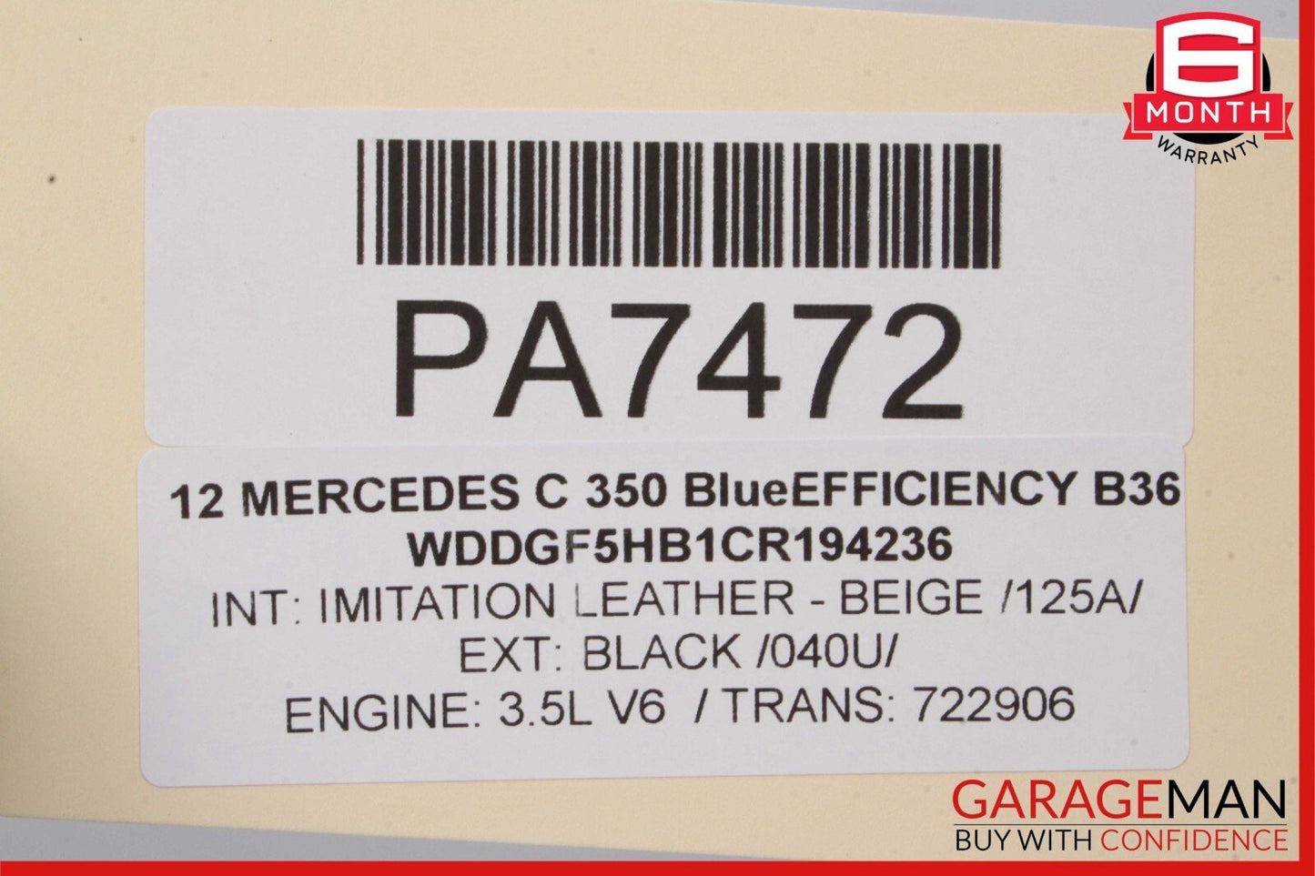 08-18 Mercedes GLK350 E350 C350 Engine Radiator Cooling Fan Motor Shroud Assy