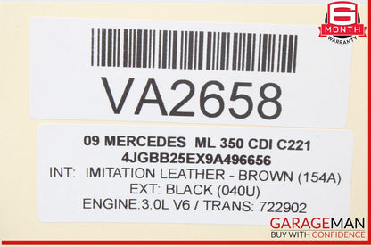 06-12 Mercedes W164 ML350 GL450 Hazard Control Switch Panel 1648707410 OEM