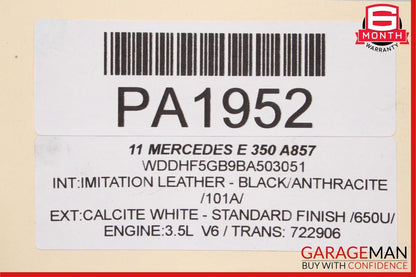 08-16 Mercedes W212 E350 C350 RWD Rear Differential Diff Axle Carrier 2.82
