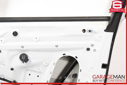 17-19 Audi Q7 Front Right Passenger Side Door Shell White OEM