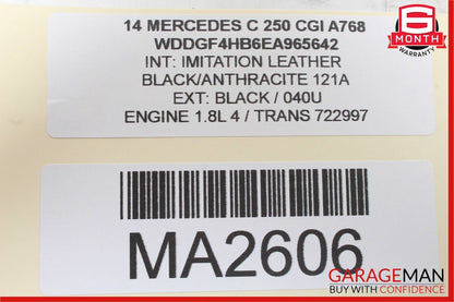 08-17 Mercedes W204 C250 Center Console Ashtray Ash Tray Compartment Wood OEM