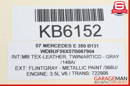 07-11 Mercedes W211 E350 E550 GL450 Oil Filter Cooler Housing 2721800410 OEM