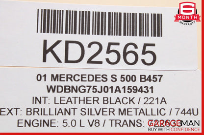 00-06 Mercedes W220 S500 S430 Gear Shifter Bezel Trim Indicator Wood OEM
