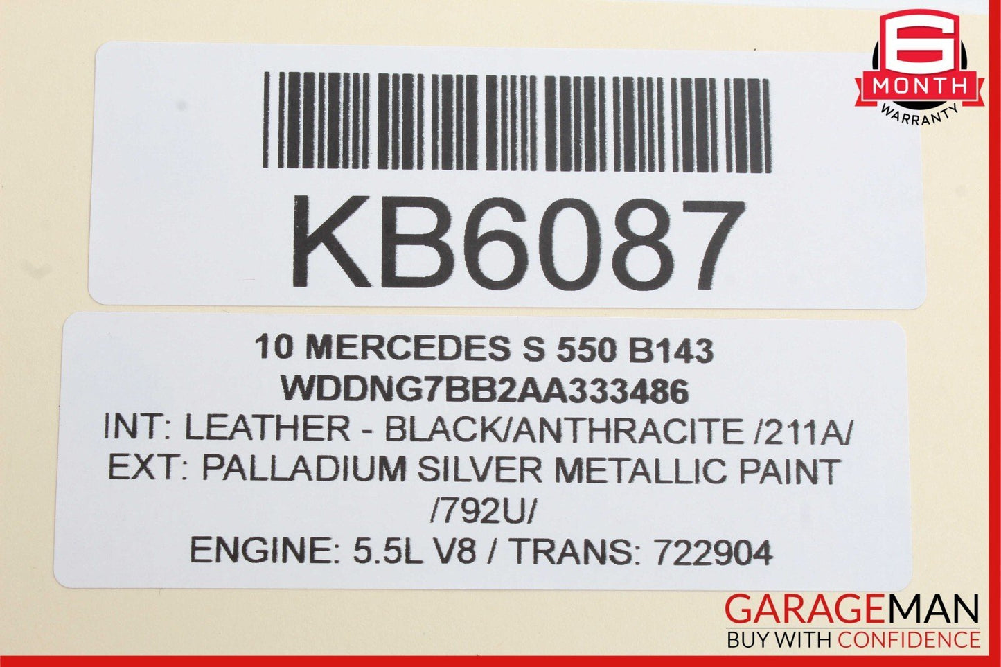 07-14 Mercedes S550 CL63 AMG Front Right Passenger Door Lock Latch Actuator OEM