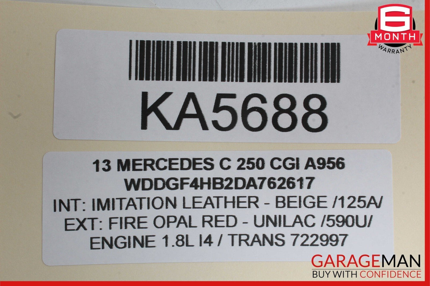 12-14 Mercedes W204 C250 Front Right Passenger Exterior Door Handle Keyless Go