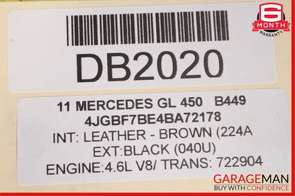 06-12 Mercedes GL450 ML550 Front Bumper Reinforcement Impact Crash Bar Rebar
