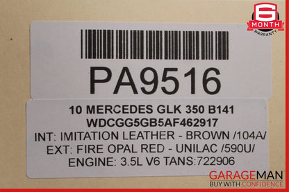 08-16 Mercedes X204 GLK350 C300 E350 Engine Radiator Cooling Fan Motor Assembly