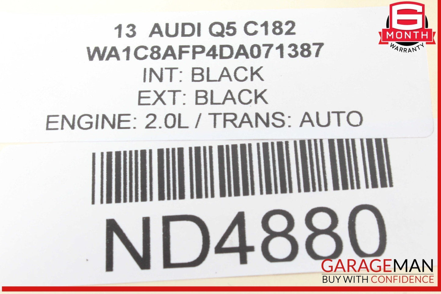 13-17 Audi Q5 Engine Starter Motor Denso 06H911024B OEM