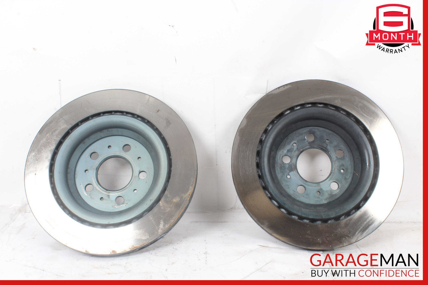17-23 Tesla Model 3 Rear Left & Right Brake Rotors Disc Set of 2 OEM
